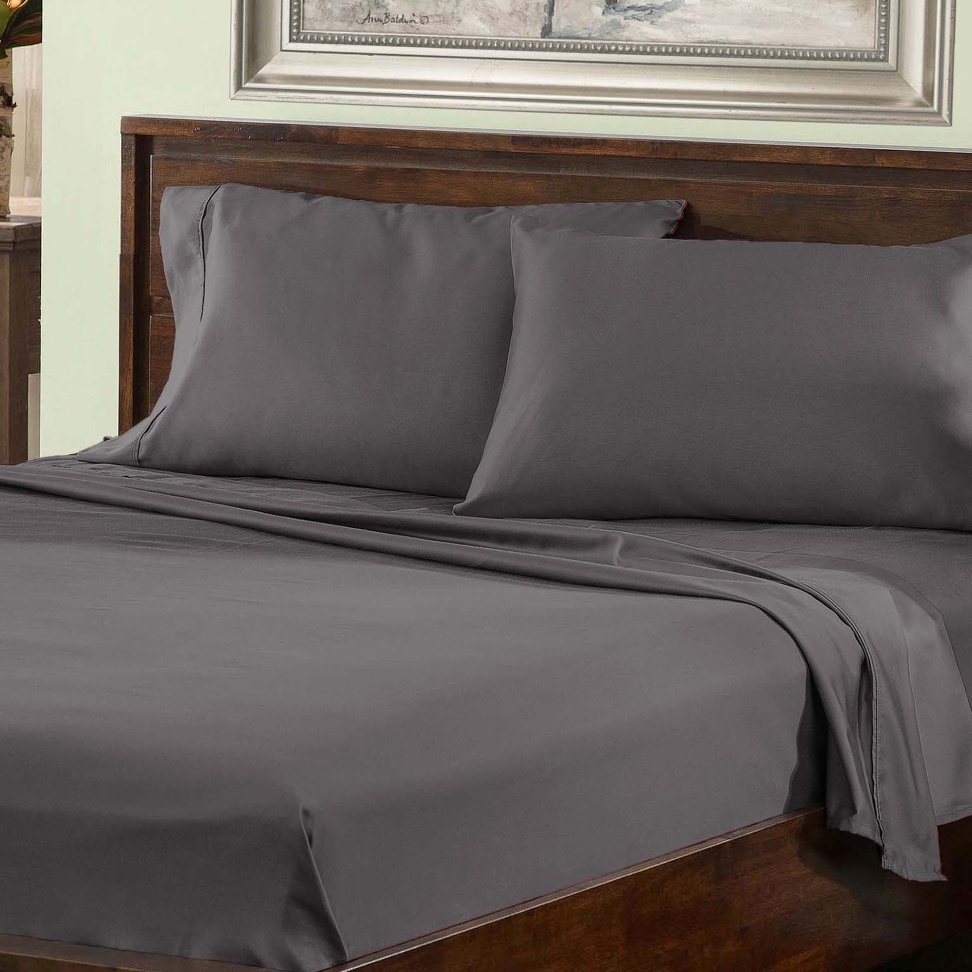 800 Thread Count Cotton Blend Deep Pocket Sheet Set - Ultra Soft & Breathable Bed Sheets for Queen & King Size Beds - Perfect for Luxury Hotels & Home Bedroom Decor