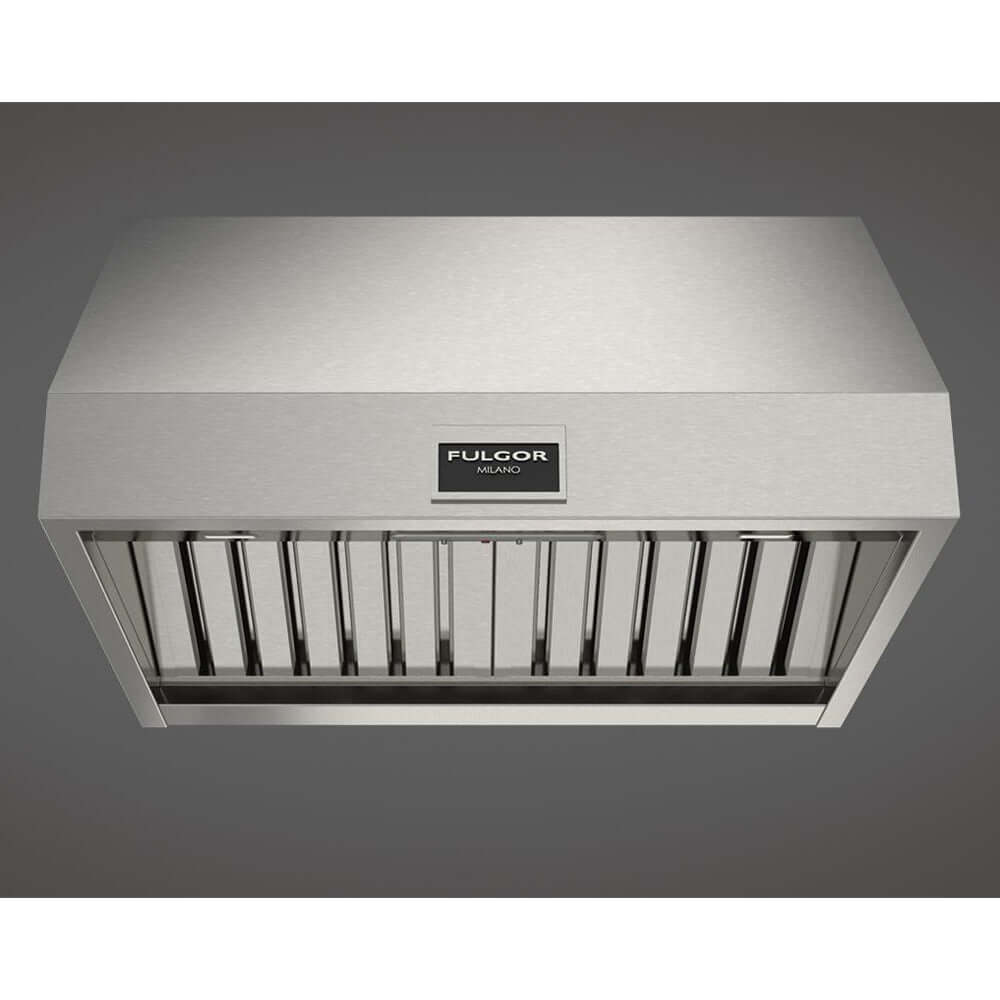 Fulgor Milano 30 Inch 600 CFM Professional Stainless Steel Under Cabinet Range Hood - F6PH30S1 | Powerful Kitchen Ventilation for Cooking, Grilling & Smoke Removal