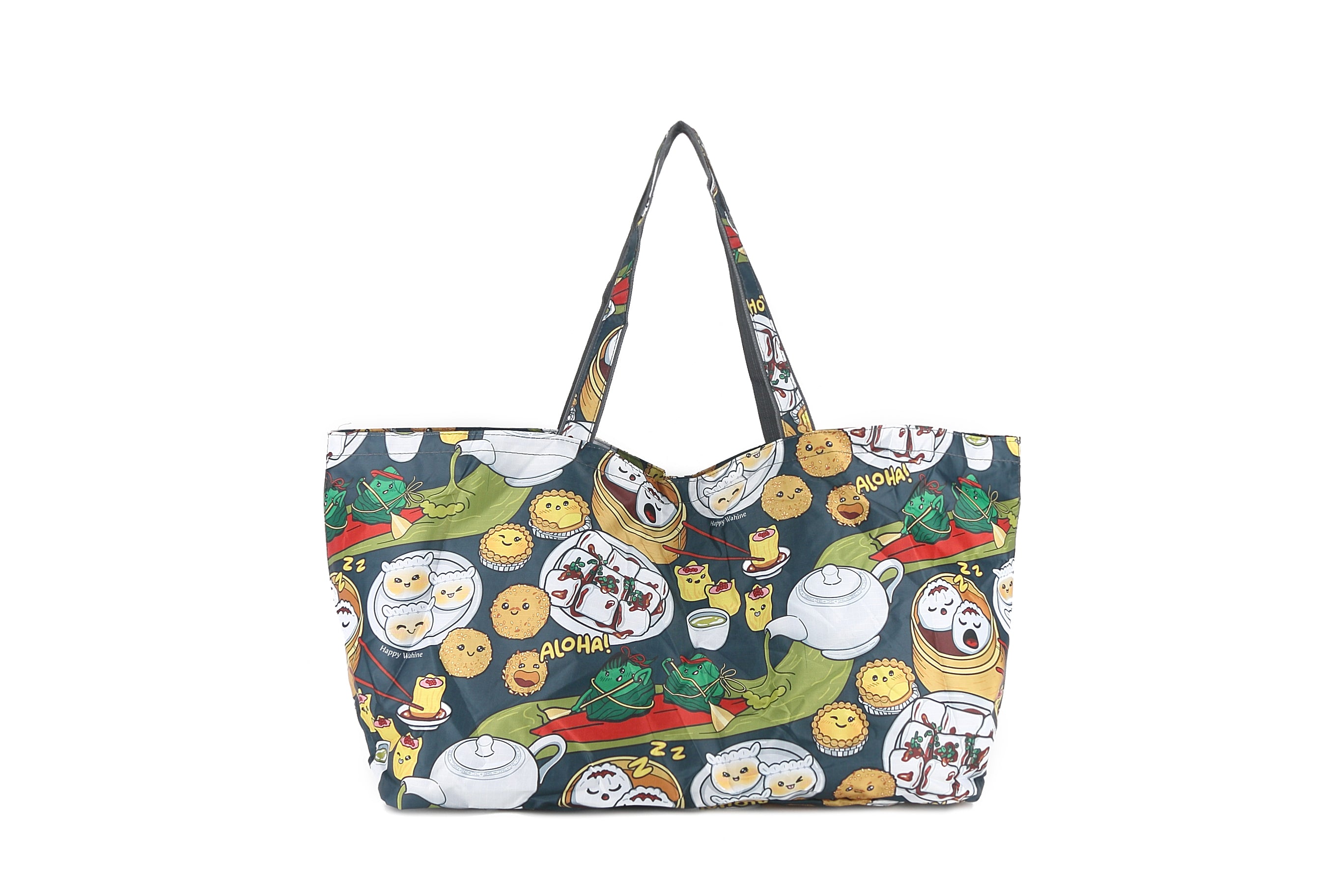 Stylish Dim Sum Grey Carry All Tote Bag - Spacious & Durable for Work, Travel, and Shopping | Perfect for Office, Gym, and Weekend Getaways