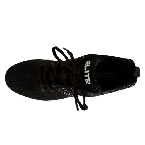 ELITE Women's Comfortable Lace-Up Black Bowling Shoes - Perfect for League Play, Casual Bowling & Tournament Performance
