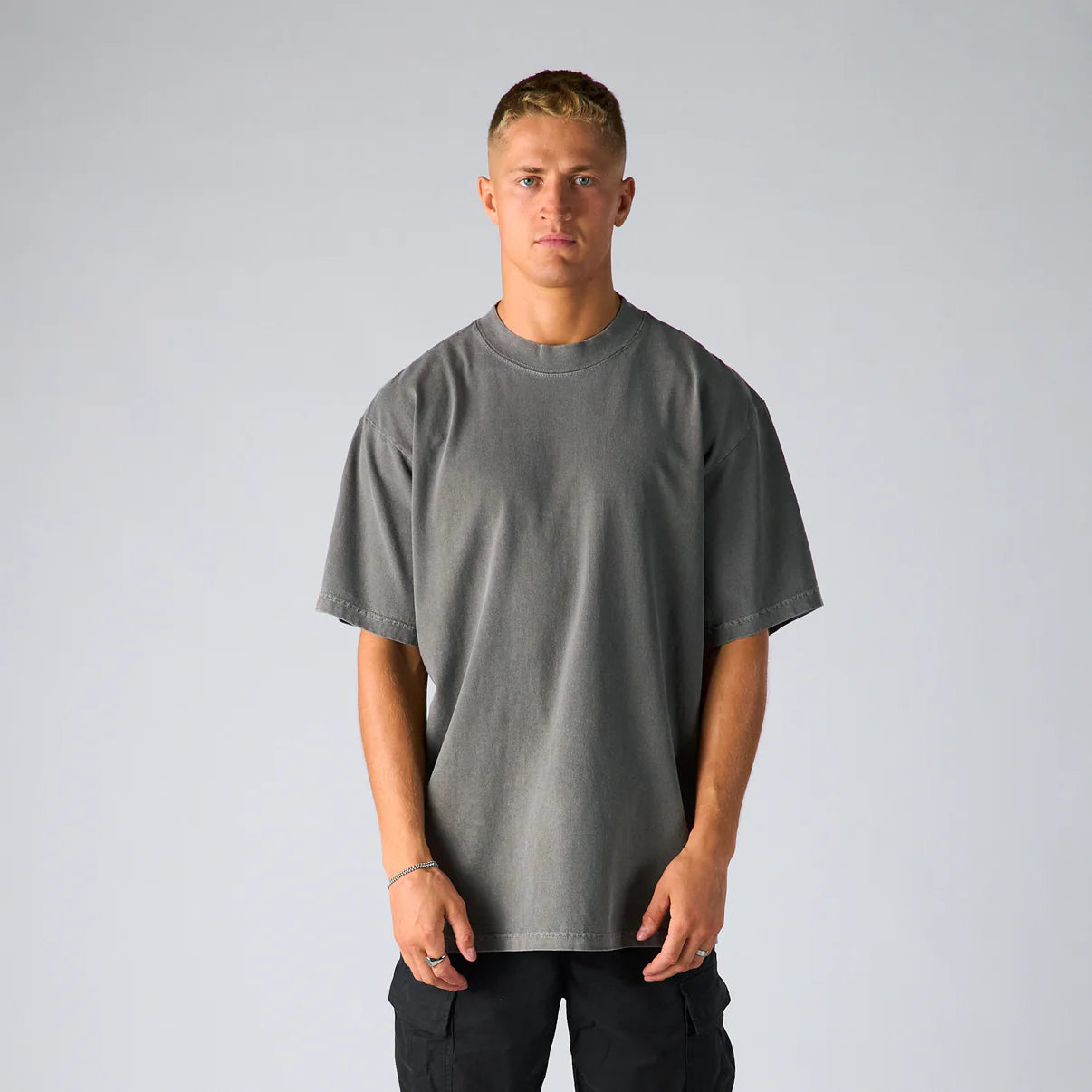 Shaka Wear Max Heavyweight Garment Dye Ash Grey Hoodie - Premium Cotton Pullover for Men & Women - Perfect for Streetwear, Gym & Casual Outfits
