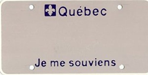 Custom DIY Quebec Bicycle Plate - Personalized Bike License Plate for Cycling Enthusiasts | Perfect for Bike Decor, Cycling Events & Gift Ideas
