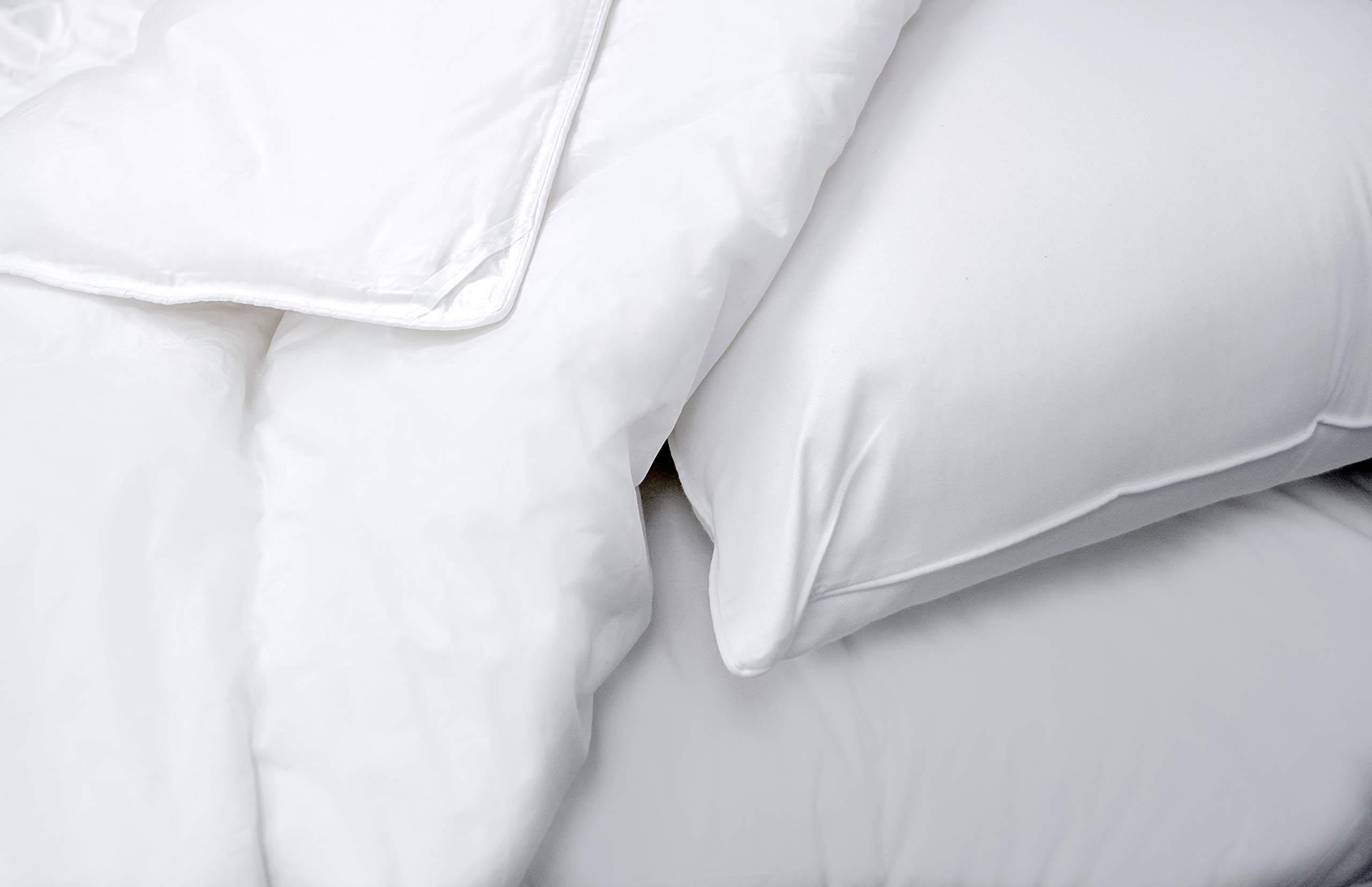 Westex Canadian Hutterite Goose Down Lightweight Queen Size Comforter - Ultra Soft & Warm All-Season Bedding for Cozy Sleep in Winter & Summer