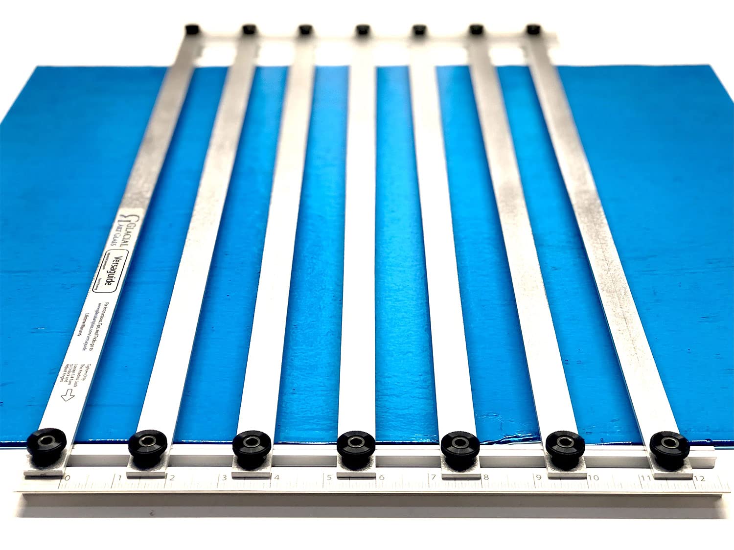 Premium Glacial Art Glass Versaguide Large Cutting System - Professional Glass Cutting Tool for DIY, Stained Glass & Mosaic Projects - Perfect for Artists, Crafters & Home Renovations