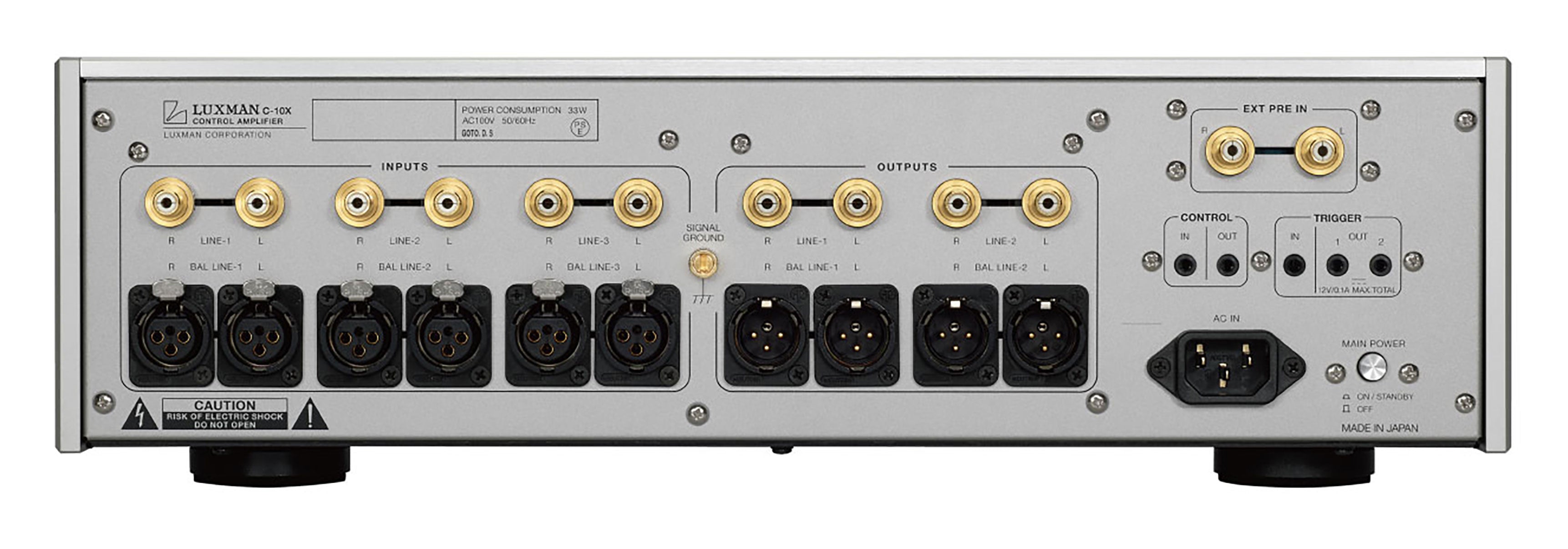 Luxman C 10X High-End Control Preamplifier - Professional Audio Equipment for Home Theater & Studio Recording