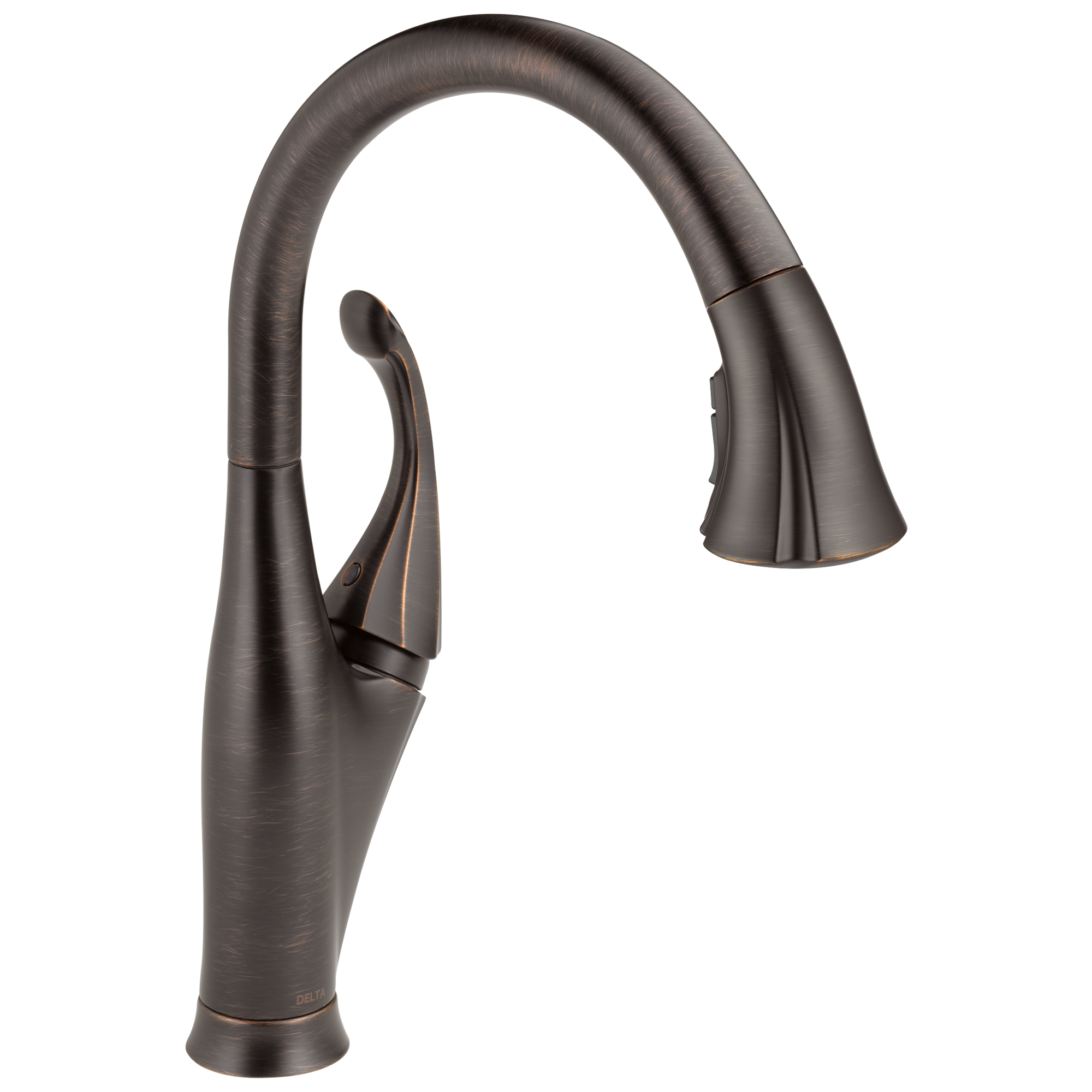 Delta Addison Venetian Bronze 9192 RB DST Pull-Down Kitchen Faucet with Sprayer - Modern Design for Easy Cooking & Dishwashing in Home Kitchen
