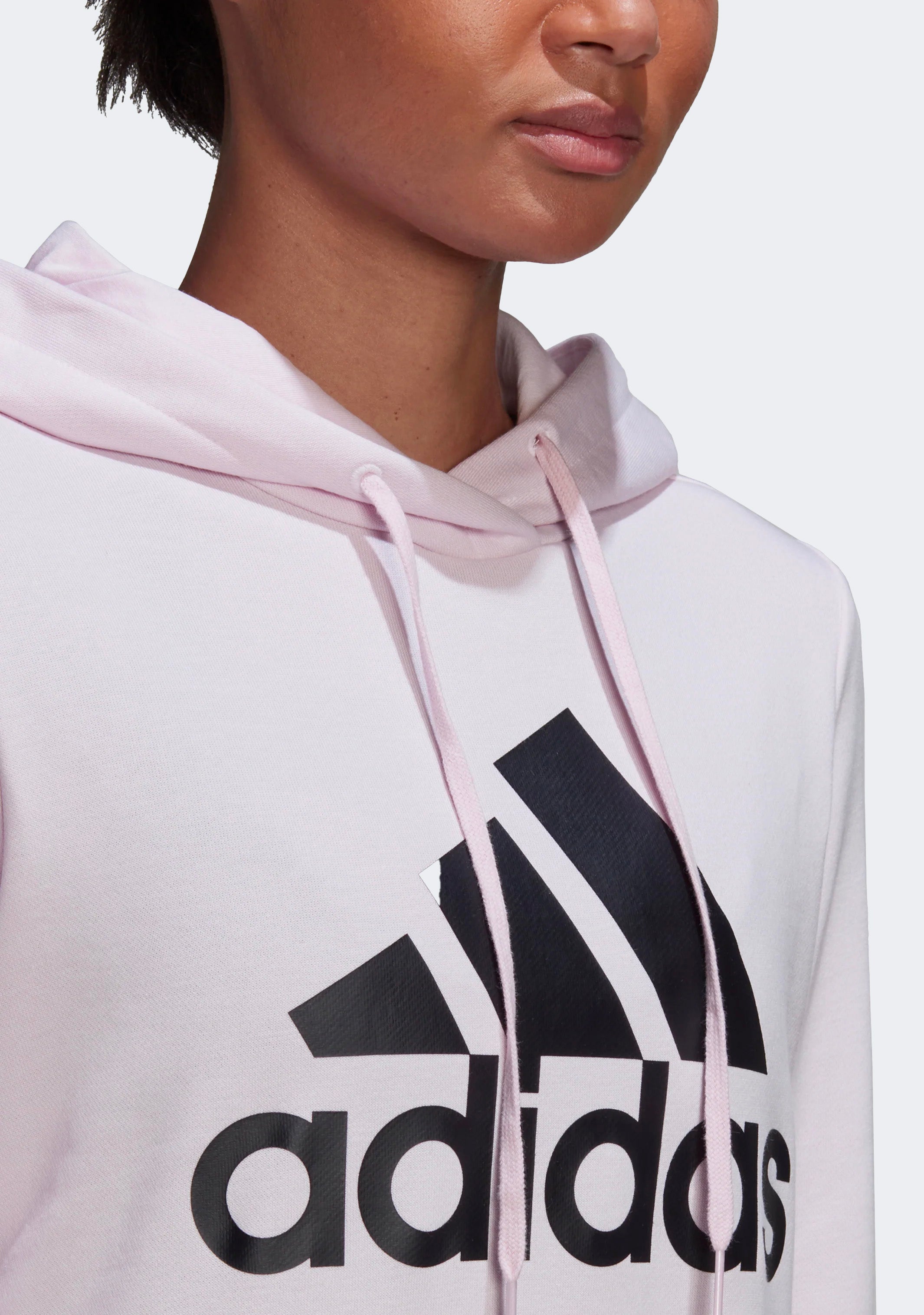 Adidas Women's Essentials Relaxed Fit Logo Hoodie Sweatshirt - Soft Fleece Pullover for Casual Wear, Gym, Lounge & Street Style