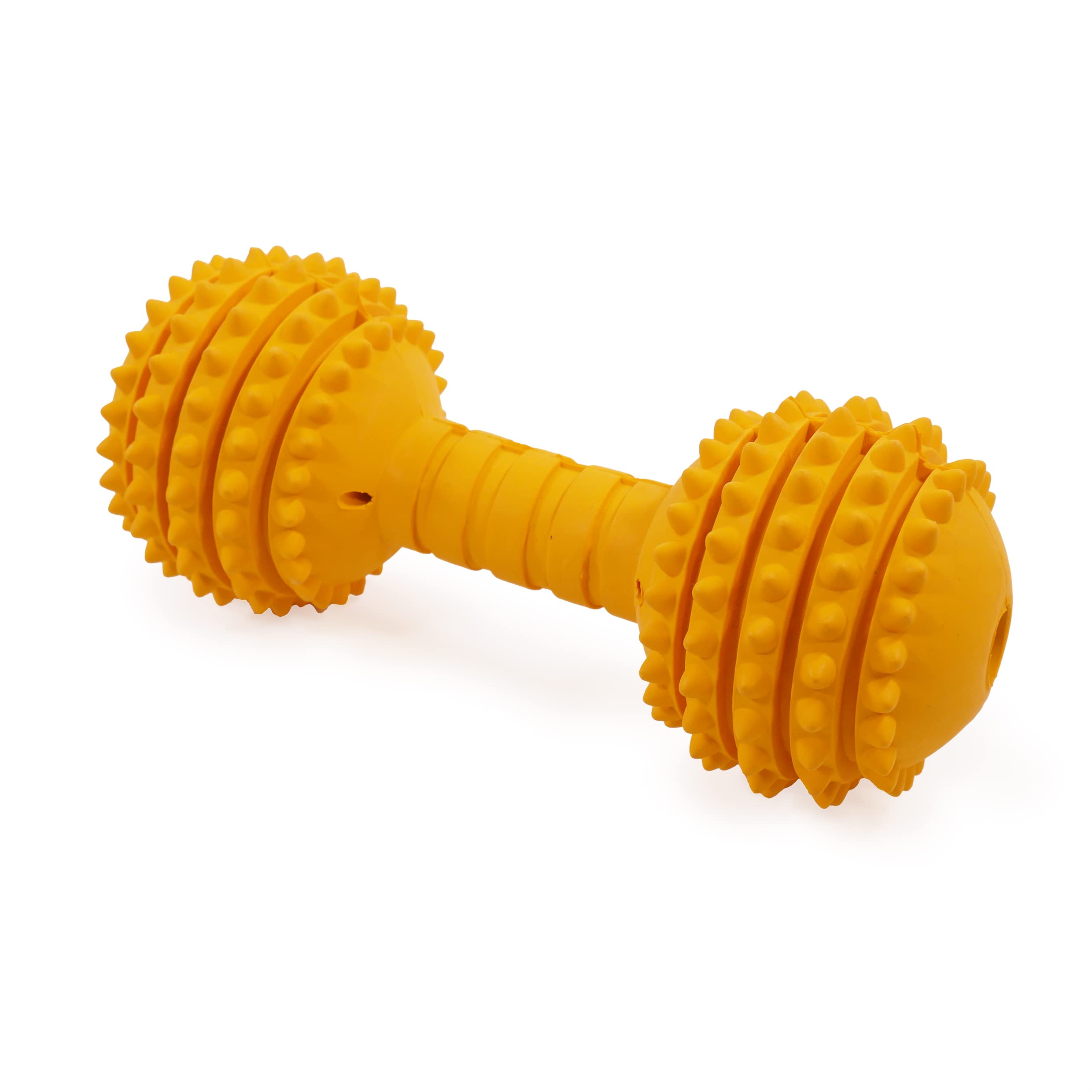 Durable Cyber Rubber Dumbbell Dog Toy for Large Breeds - Perfect for Fetch, Chewing & Training