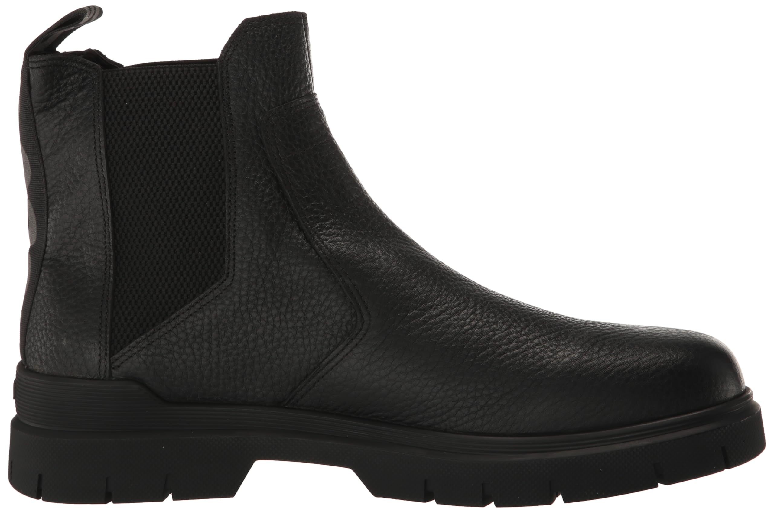 HUGO Chelsea Boots for Men - Stormy Black Leather Ankle Boots | Waterproof & Comfortable | Perfect for Casual Wear, Office & Outdoor Activities