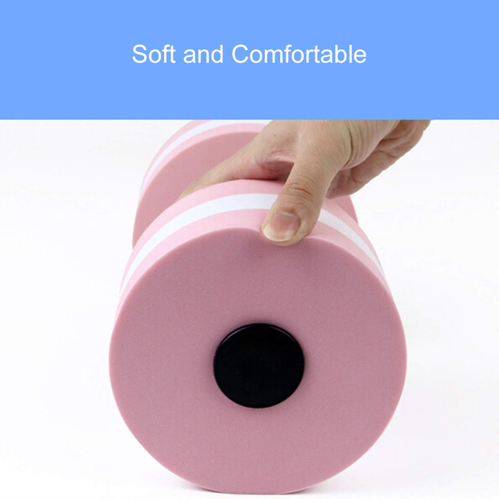 EVA Foam Water Dumbbells for Pool Aerobics - Lightweight Water Exercise Equipment for Resistance Training & Weight Loss (Pink) - Perfect for Aqua Fitness, Swimming Workouts & Home Gym Use