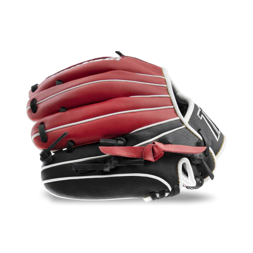 Marucci Caddo 10 Baseball Fielding Glove - MFG2CD1000 R/BK - Premium Leather Baseball Glove for Youth & Adult Players - Perfect for Infield, Outfield & Practice Sessions
