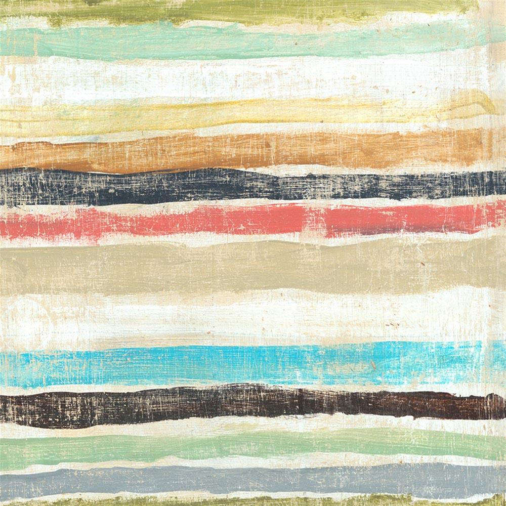 Stripes 36x36 Gallery Wrap Canvas Art Print - Modern Abstract Wall Decor for Living Room, Bedroom & Office