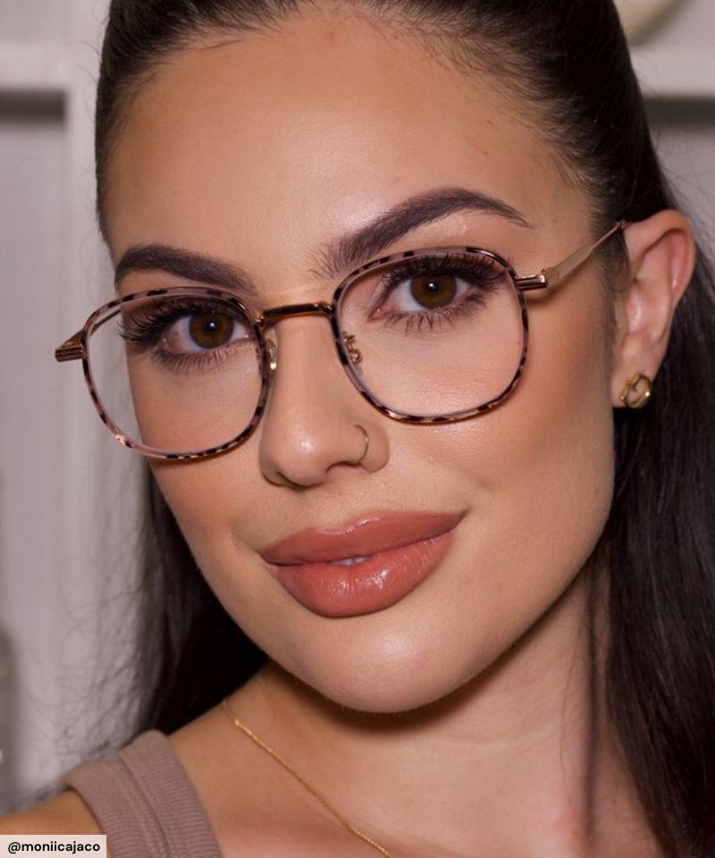 Stylish Square Glasses for Women & Men - Trendy Eyewear for Reading, Driving & Fashion - Lightweight & Comfortable Frame