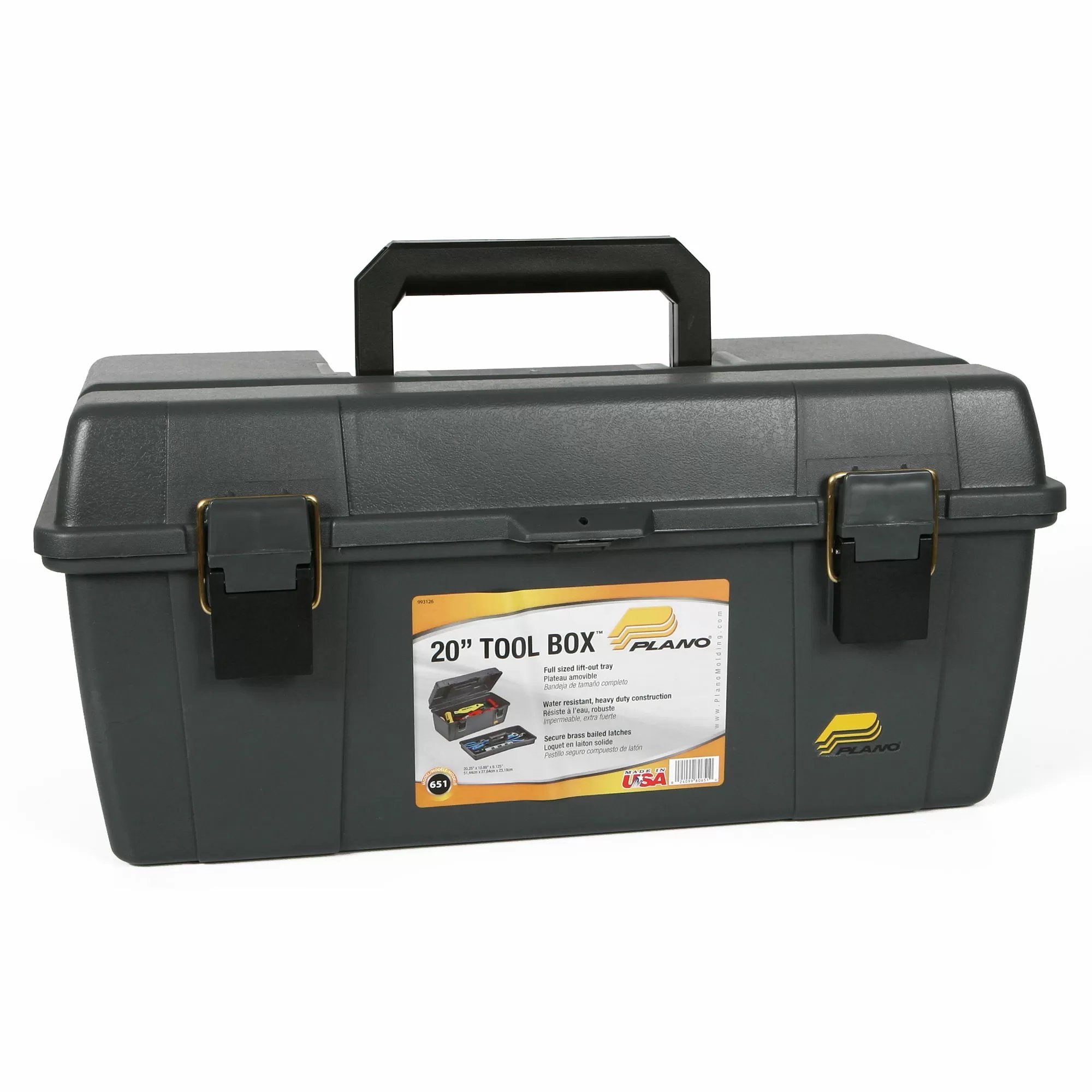 20-Piece Plastic Tool Box Set - Durable Storage Organizer for DIY, Home Repair & Garage Organization | Ideal for Handymen, Contractors & Hobbyists