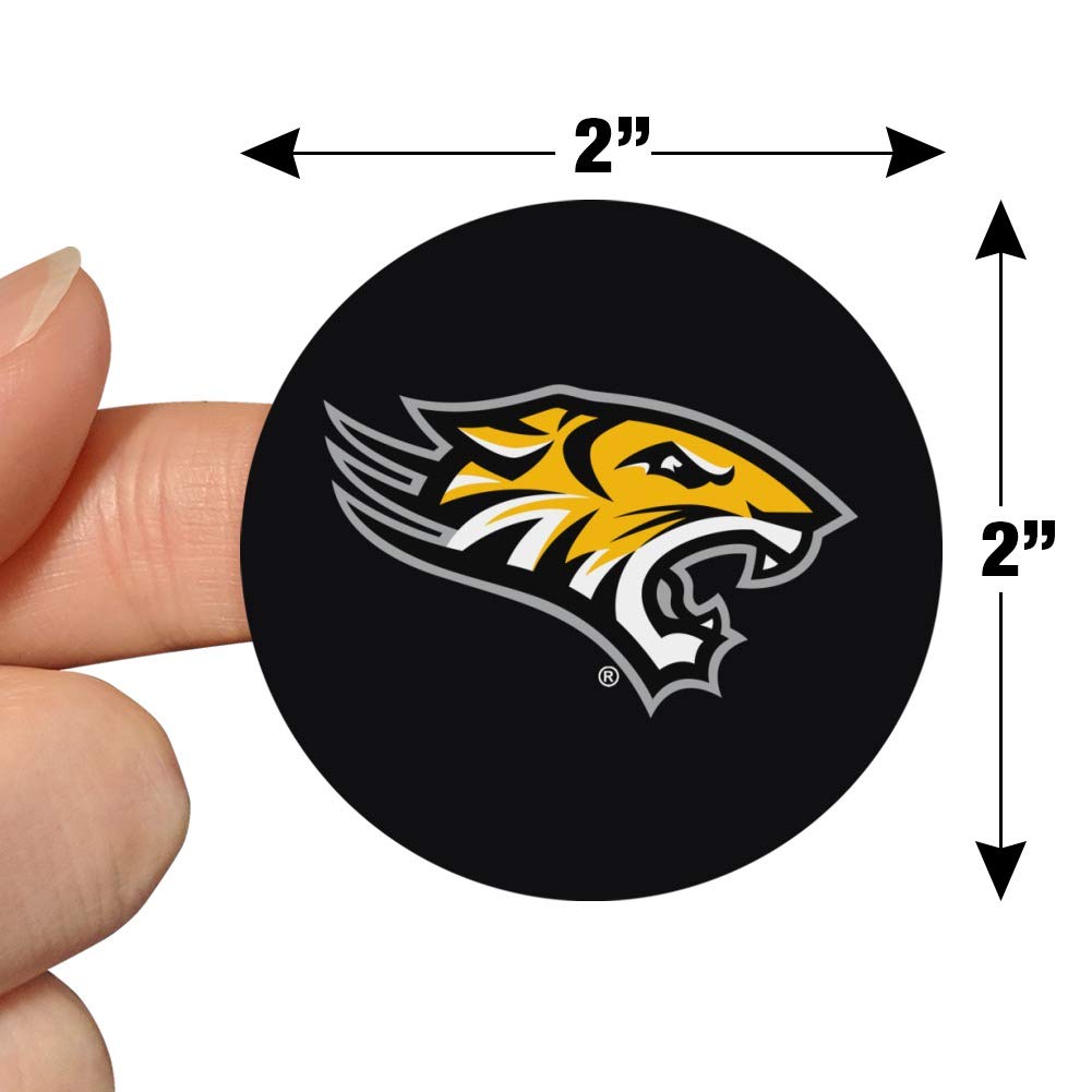Towson University Tigers Logo 1 Inch Planner Stickers - Clear Scrapbooking Decals for Bullet Journals, DIY Crafts, School Supplies & Gift Wrapping