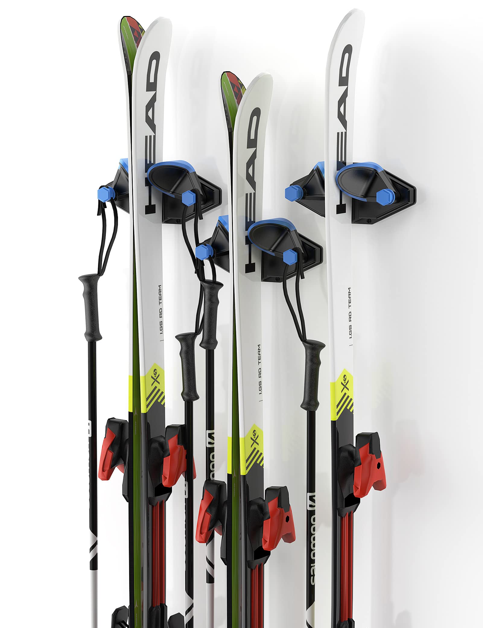 Ski & Snowboard Wall Rack - Garage Storage for Damage-Free Display