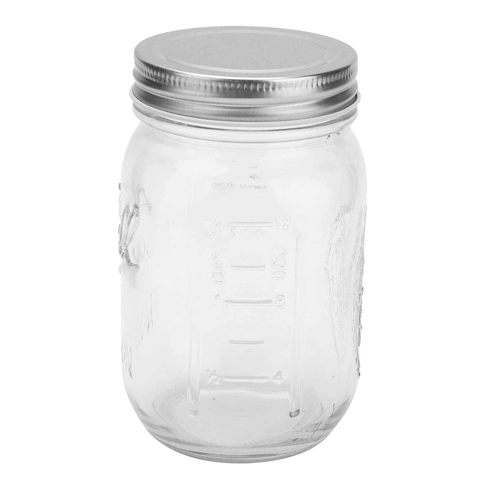 500ml Glass Storage Jars with Airtight Lids - Food Grade Kitchen Containers for Preserving, Organizing & Meal Prep - Perfect for Pantry, Spices, Dry Goods & Home Storage