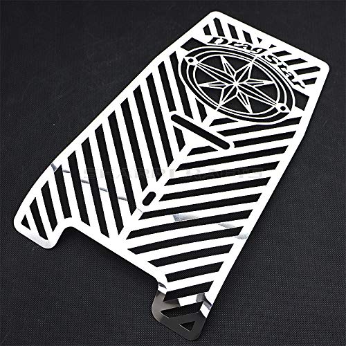 Yamaha V Star 650 XVS650 Radiator Grill Cover Guard Protector - Chrome Finish for XVS650 Custom & Classic Silverado Models | Motorcycle Accessory for Protection & Style Enhancement