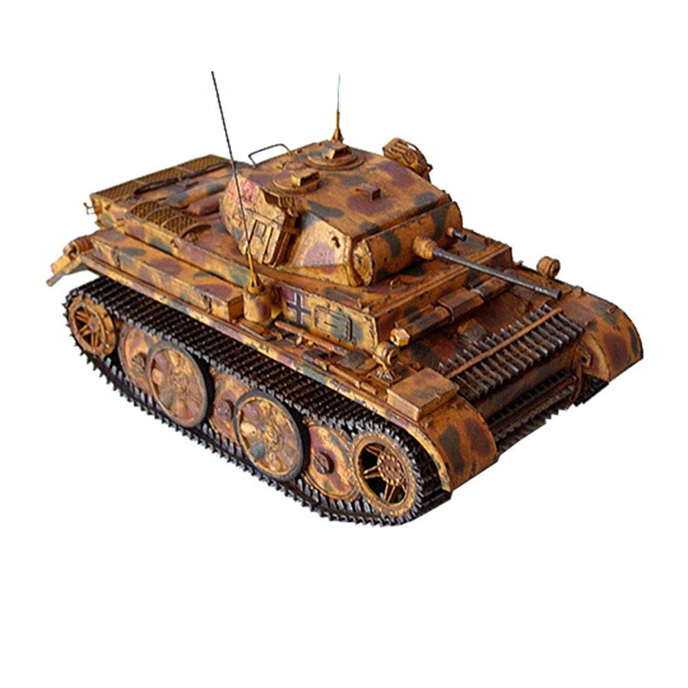 1/25 Scale German Panzer II Bobcat VK1303 Tank Military Paper Puzzle Model Kit - DIY 3D Puzzle Toy for Kids & Adults - 7.1x3.9 Inch - Perfect for WW2 History Enthusiasts, STEM Education & Creative Gifts