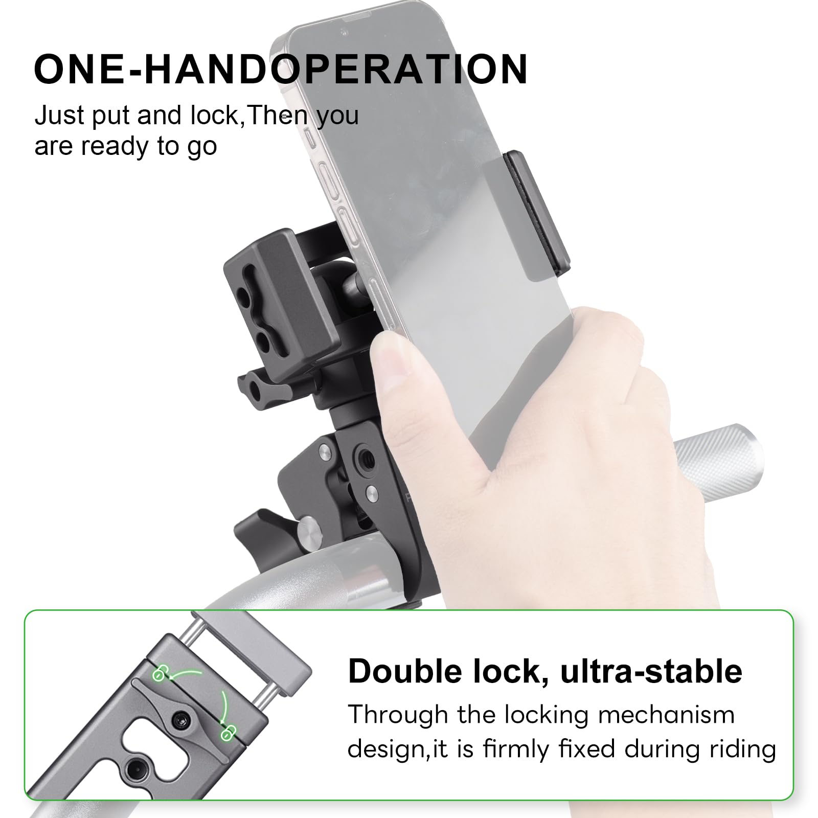 FANAUE Motorcycle Phone Mount - 1