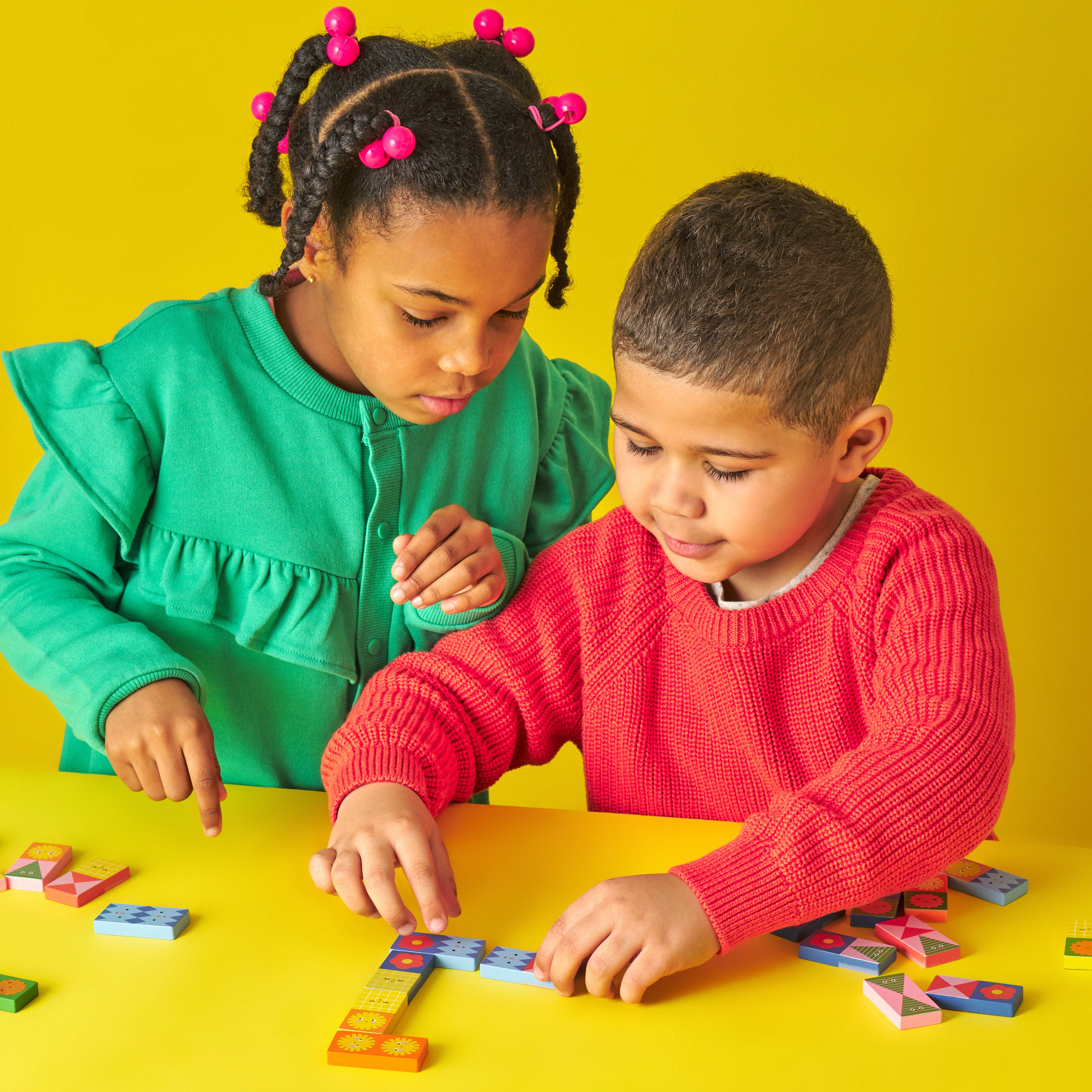 Kidoki Topple Twist Dominoes - Fun Family Board Game for Kids & Adults | Perfect for Parties, Game Nights & Classroom Activities