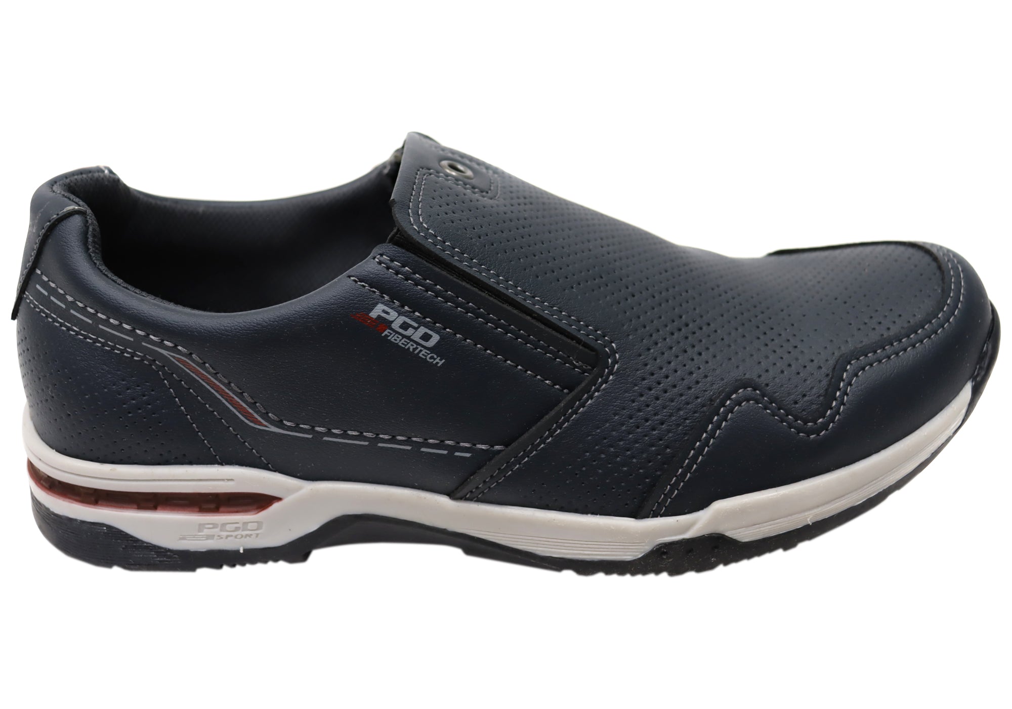 Pegada Uprise Men's Comfortable Slip-On Casual Shoes - Breathable & Lightweight Walking Shoes for Men - Made in Brazil - Perfect for Work, Travel & Everyday Wear