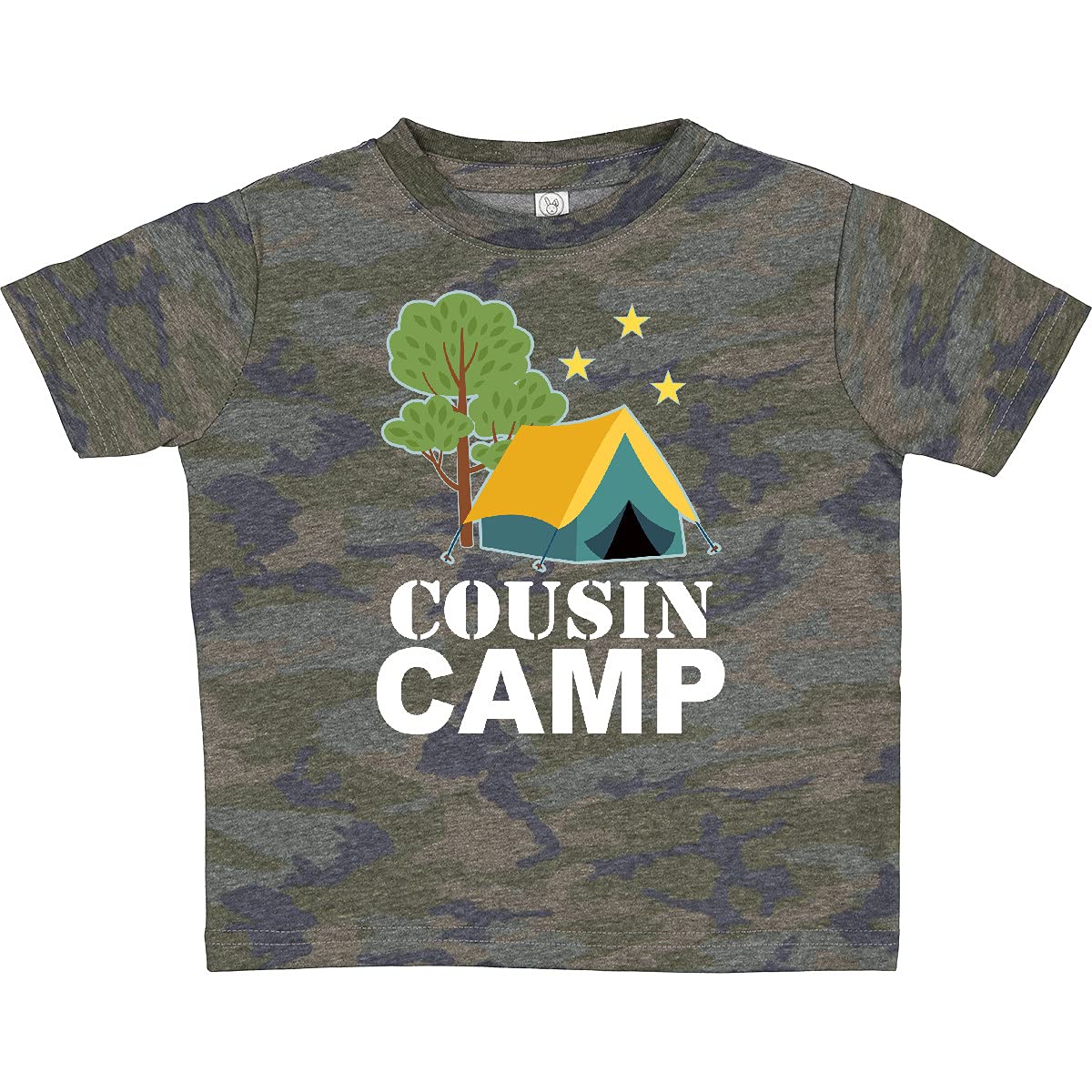 Inktastic Cousin Camp Apparel - Fun Camping Toddler T-Shirt for Kids | Perfect for Family Reunions, Summer Camp & Outdoor Adventures