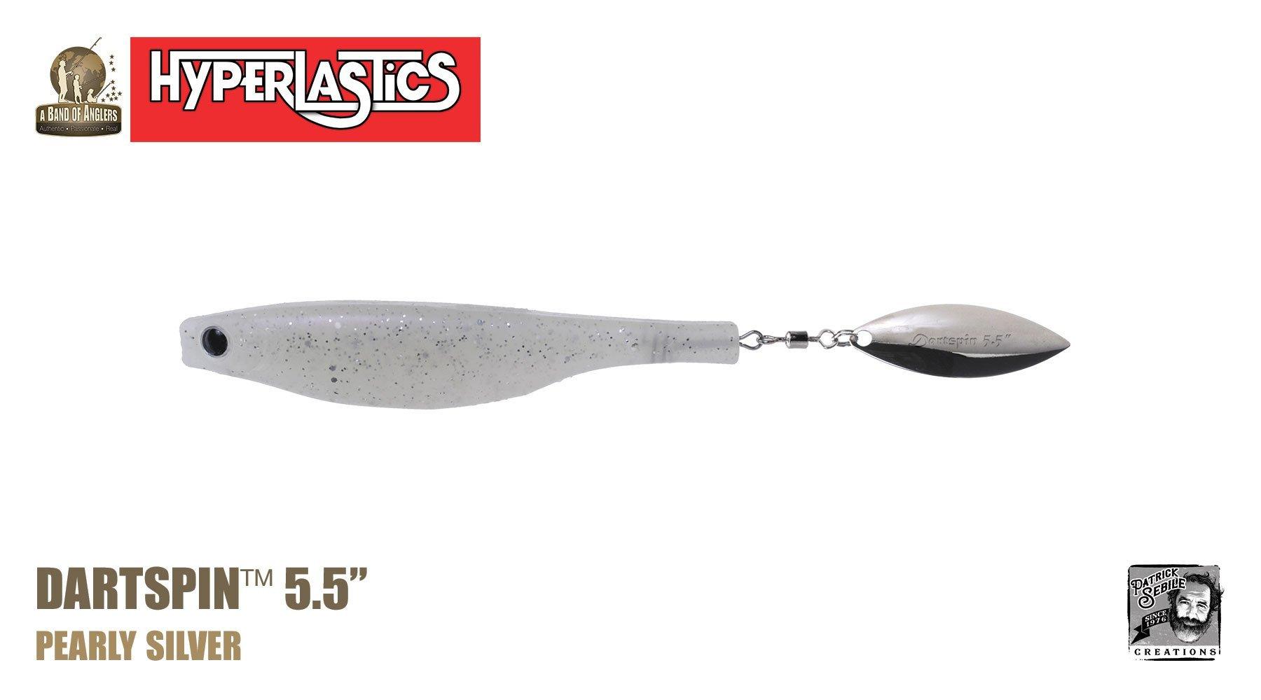Hyperlastics Dartspin Lures - Premium Fishing Lures for Bass, Trout & Walleye | High Performance Spinnerbaits for Freshwater & Saltwater Fishing | Perfect for Casting, Trolling & Jigging