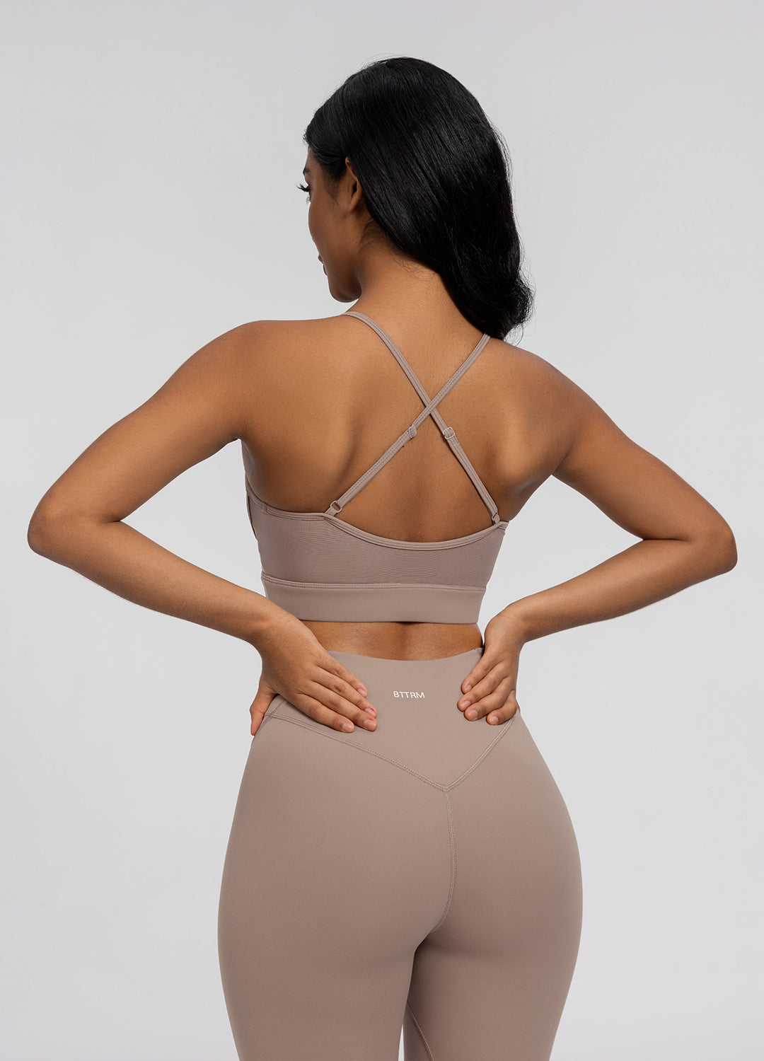 Seamless Crossback Bra for Women - Comfortable Support Sports Bra for Yoga, Running & Workouts - Wireless Breathable Activewear Top