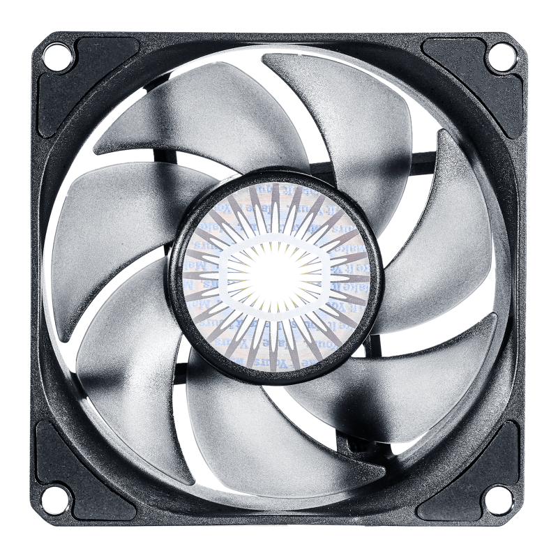 Cooler Master MFX B8NN 25NPK R1 CM SICKLEFLOW 80 PWM Non-LED Fan - High Performance 80mm Cooling Fan for PC, Gaming Rig & Computer Case (2 Year Warranty) - Ideal for Quiet Cooling & Airflow Optimization