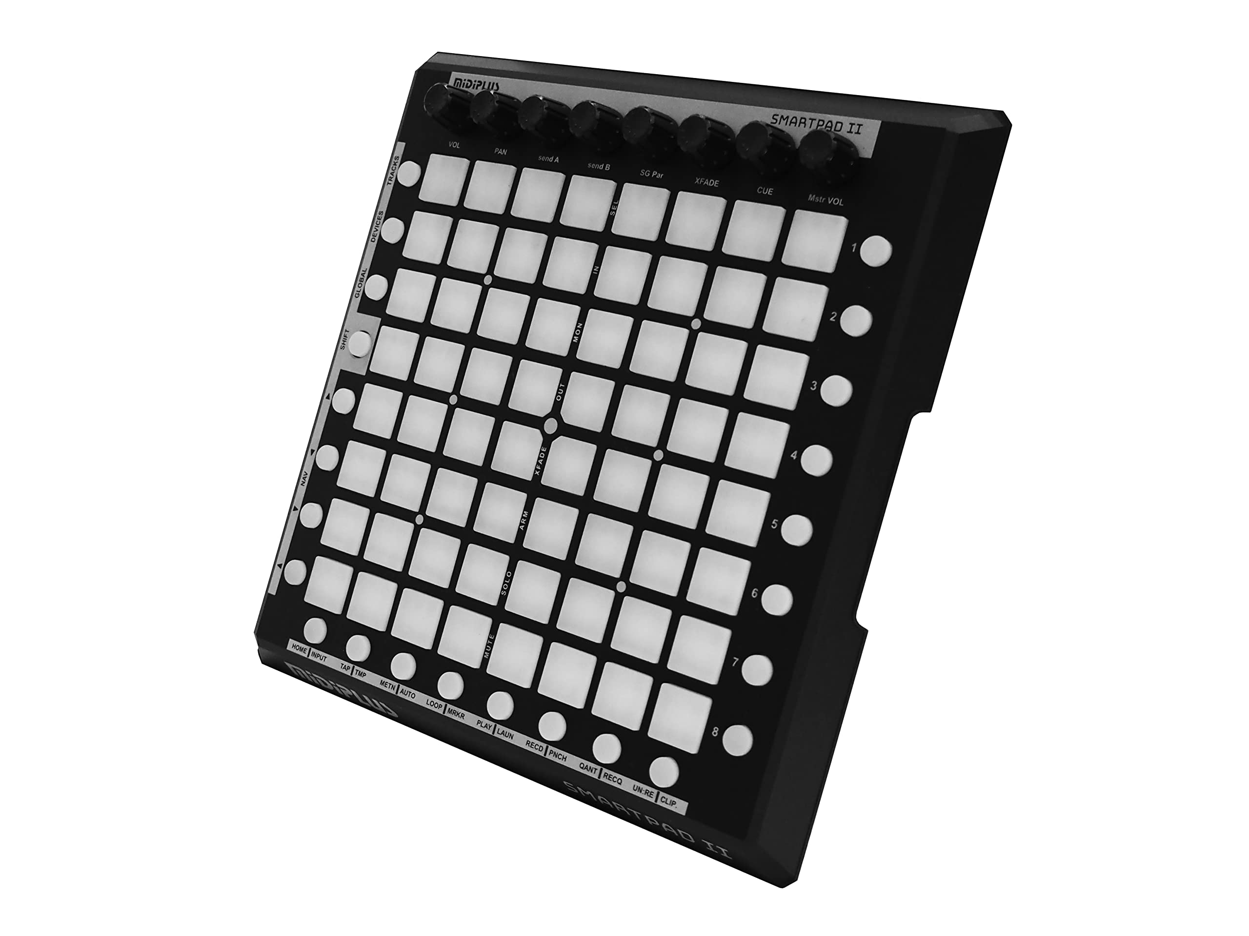 MIDIPLUS SmartPAD II USB MIDI Controller - 16 RGB Pads, DAW Control for Music Production & Live Performance (Perfect for Ableton, FL Studio, Logic Pro)