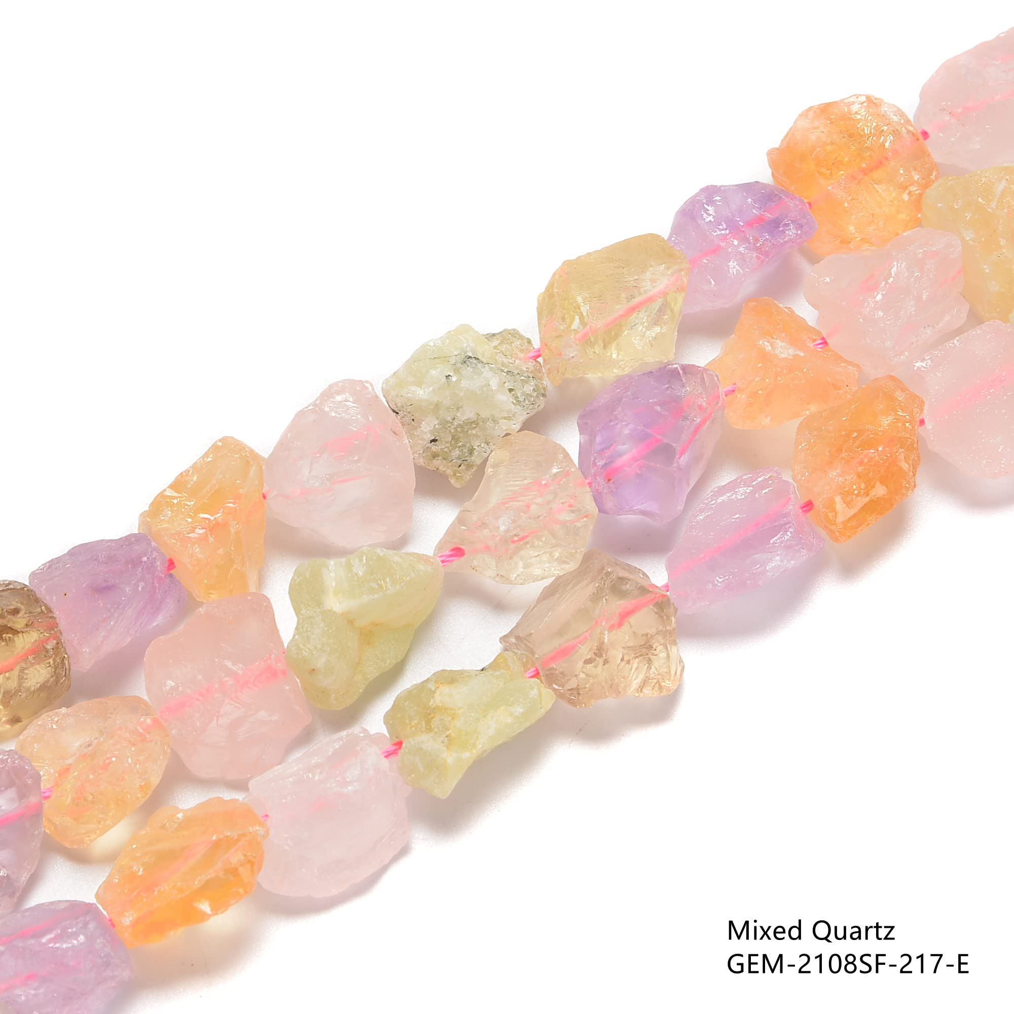 JM Design Natural Eudialyte Rough Nugget Beads 15-20mm (15.5