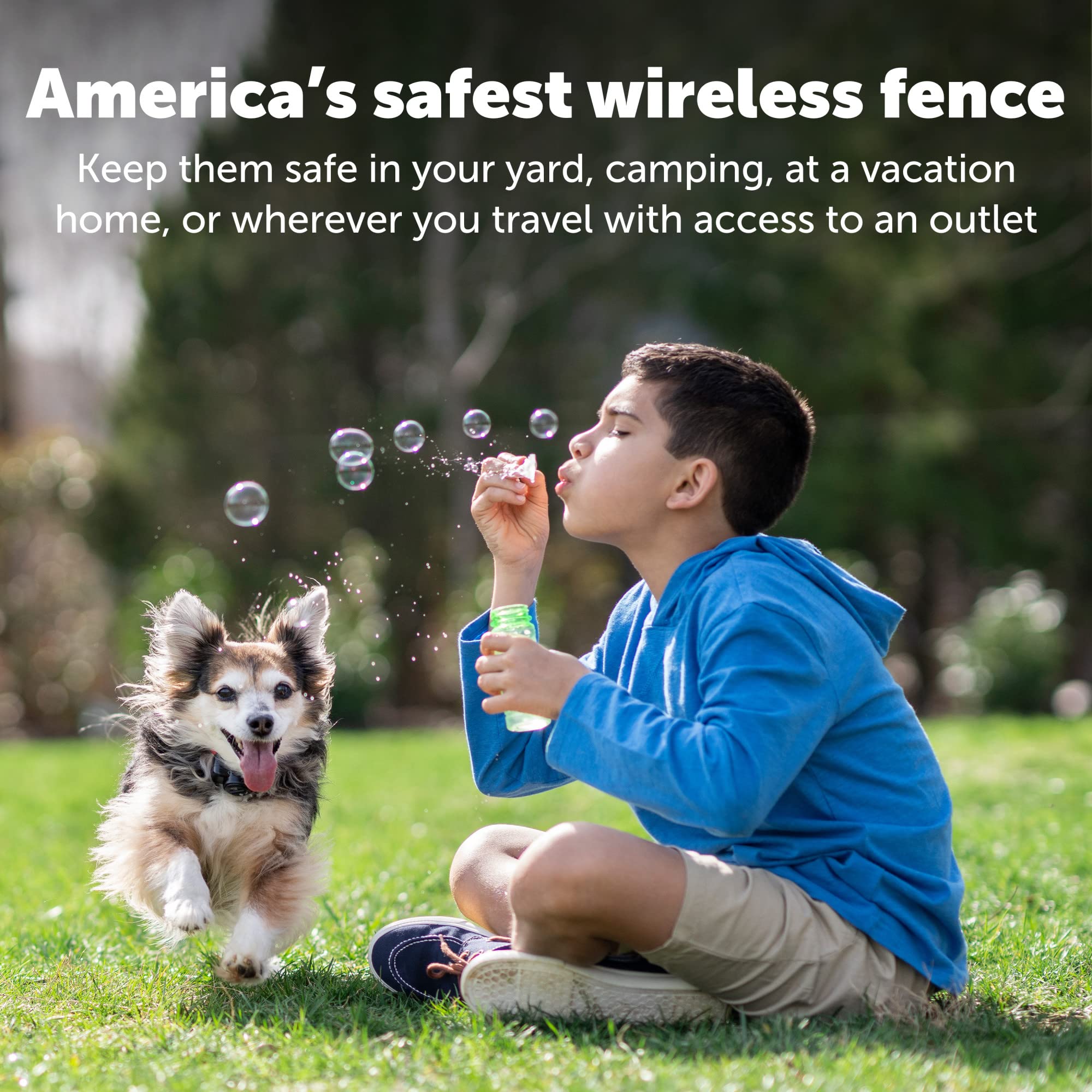 PetSafe Wireless Fence Extra Transmitter - Expand Wireless Dog & Cat Containment System Range | Compatible with Existing PetSafe Fences | Ideal for Large Yards, Farms & Rural Areas