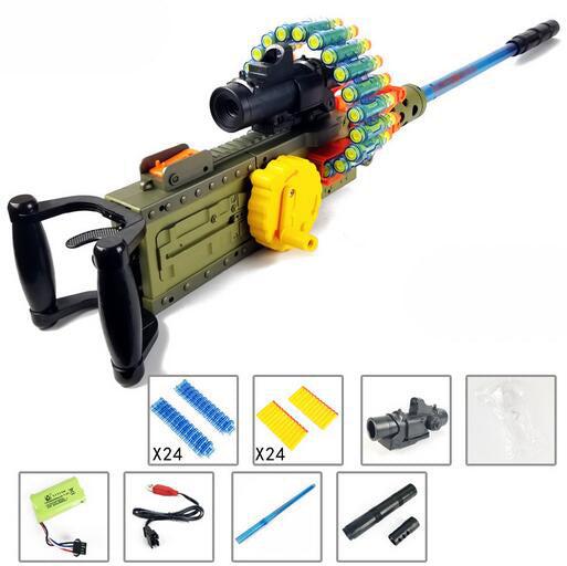 JF M2 Electric Soft Bullet Dart Blaster Toy Gun - High Powered Foam Dart Shooter for Outdoor Games & Nerf Battles (US Stock) - Perfect for Backyard Fun, Team Competitions & Kids Birthday Parties