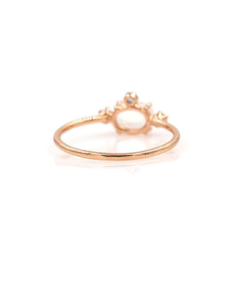 Fairy Moonstone Ring for Women - Elegant Sterling Silver Gemstone Jewelry for Boho & Nature Lovers | Perfect for Weddings, Gifts & Everyday Wear
