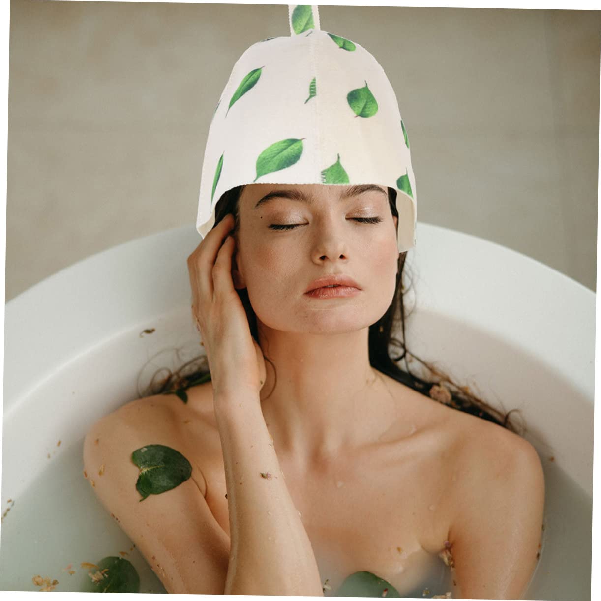 NOLITOY 8-Pack Felt Sauna Hats - Breathable Russian Banya Caps for Men & Women - Moisture-Wicking Sauna Accessories for Steam Room & Spa - Perfect for Relaxation & Hair Protection