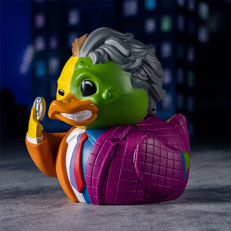 DC Comics Two-Face Tubbz Cosplaying Duck Collectible Figure - Perfect for Superhero Fans, Collectors & Home Decor