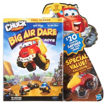 Chuck Big Air Dare DVD & Vehicle - Extreme Stunt Action for Kids & Adults - Perfect for Birthday Gifts & Adventure Parties