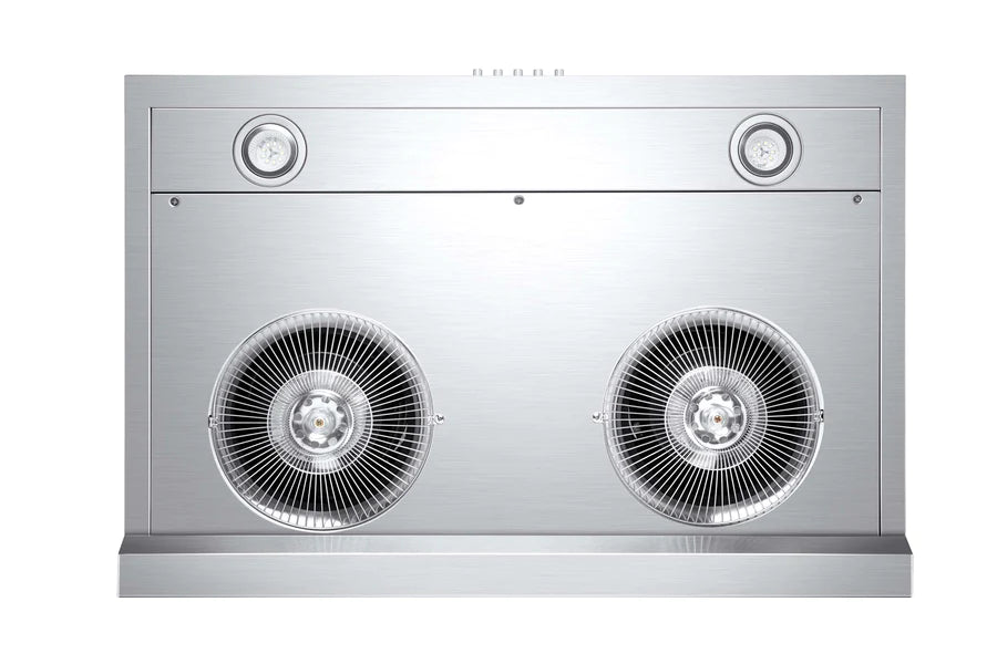 Hauslane UC C100 30-Inch 700 CFM Ducted Stainless Steel Under Cabinet Range Hood - Powerful Kitchen Ventilation for Gas Stoves & Cooking Smoke Removal