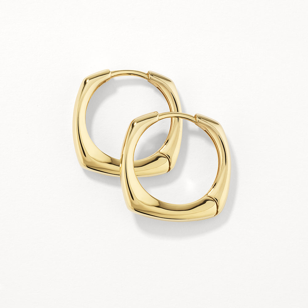 Gold Midi Square Edge Hoops - Elegant Embroidery Hoops for DIY Crafts, Home Decor, and Sewing Projects - Perfect for Handmade Gifts and Wall Art