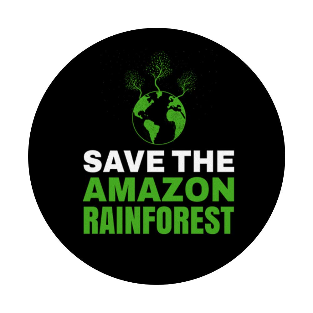 Eco-Friendly Save the Amazon Rainforest PopSockets - Swappable PopGrip for Phones & Tablets - Support Amazonia Conservation (Perfect for Travel, Work & Daily Use)