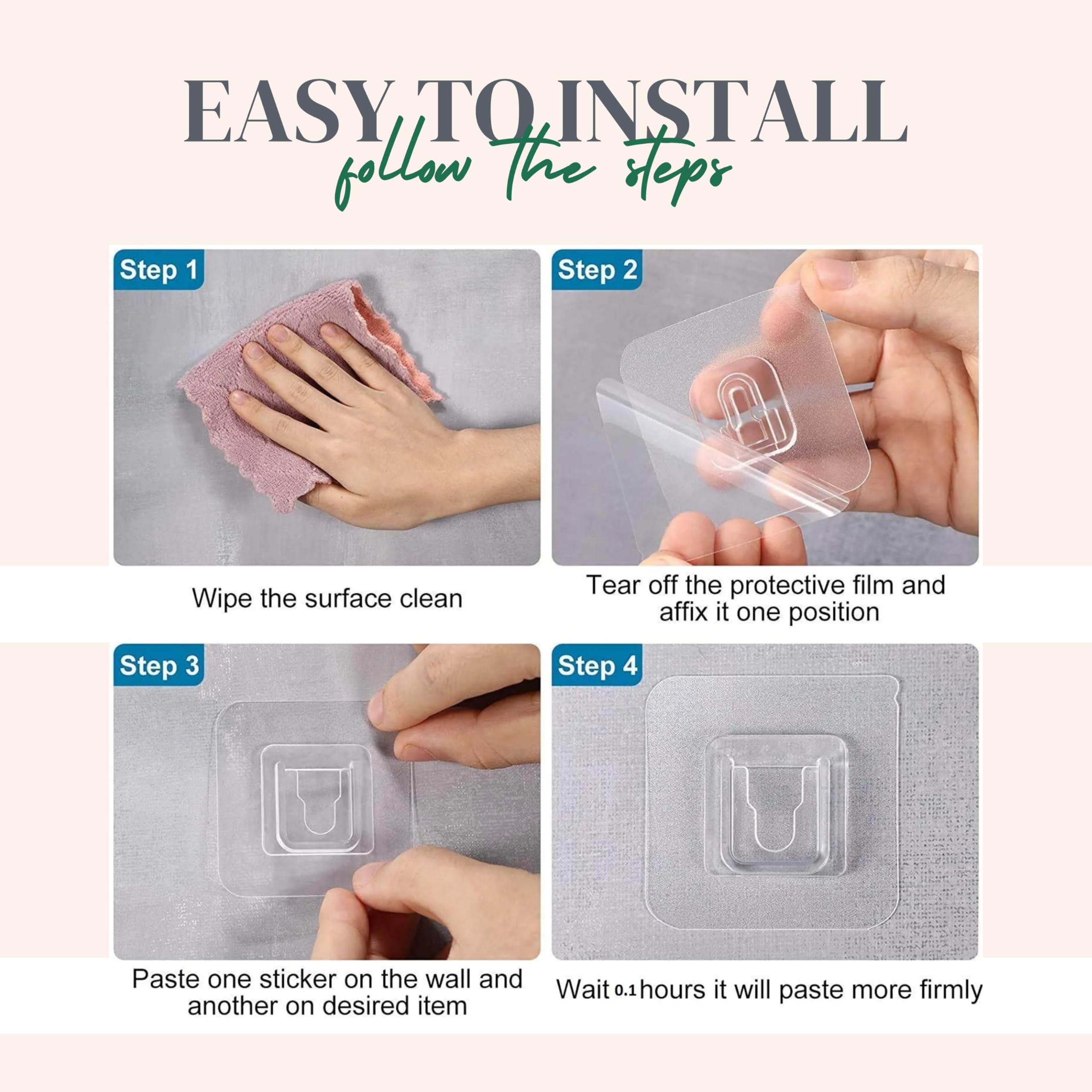 GARLEAF 2-Pack Soap Holder for Bathroom & Kitchen - Wall Mounted Organizer Shelf for Soap, Sponge, and Bath Accessories - Perfect for Shower, Sink, and Countertop Storage