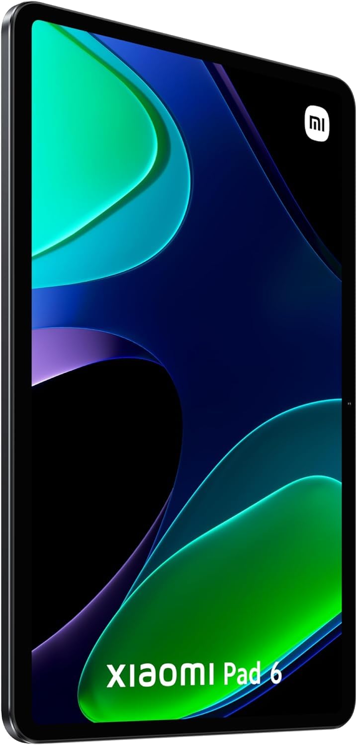 Xiaomi Pad 6 11-inch Android Tablet - 144Hz 2.8K WQHD Display, Snapdragon 870 Processor, 8GB RAM 256GB Storage, Quad Speakers, 8840mAh Battery with 33W Fast Charging - Graphite Gray | Perfect for Gaming, Streaming & Productivity