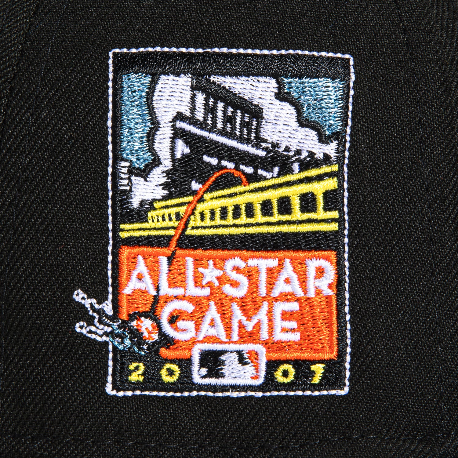 New Era 59Fifty Level Up Pack San Francisco Giants 2007 All Star Game Patch Snapback Hat - Black & Indigo - Official MLB Baseball Cap for Men & Women - Perfect for Games, Collecting & Streetwear Fashion