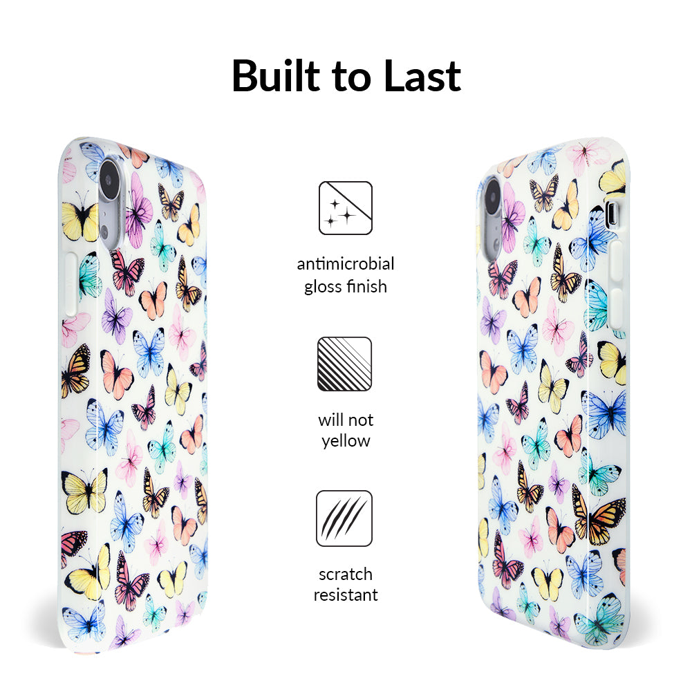 Butterfly Design iPhone Case - Elegant & Protective Phone Cover for iPhone 13/14/15 - Perfect for Nature Lovers & Fashion Accessories