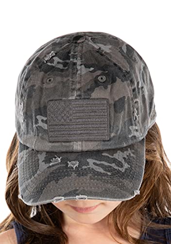 American Flag - Black Camo (2-5)