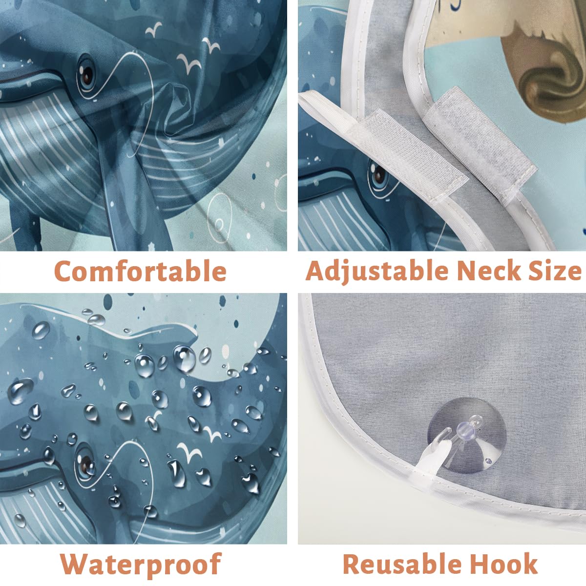 **Whale Anchor Beard Bib for Men - Waterproof Shaving Apron, Hair Dye Cape & Makeup Artist Accessory - Sink Hair Catcher for Beard Trimming & Haircut - Perfect Gift for Barbers & Grooming Enthusiasts**    *(Ideal for home grooming, barber shops, salon professionals, and DIY haircuts - keeps sinks clean and stylish!)*