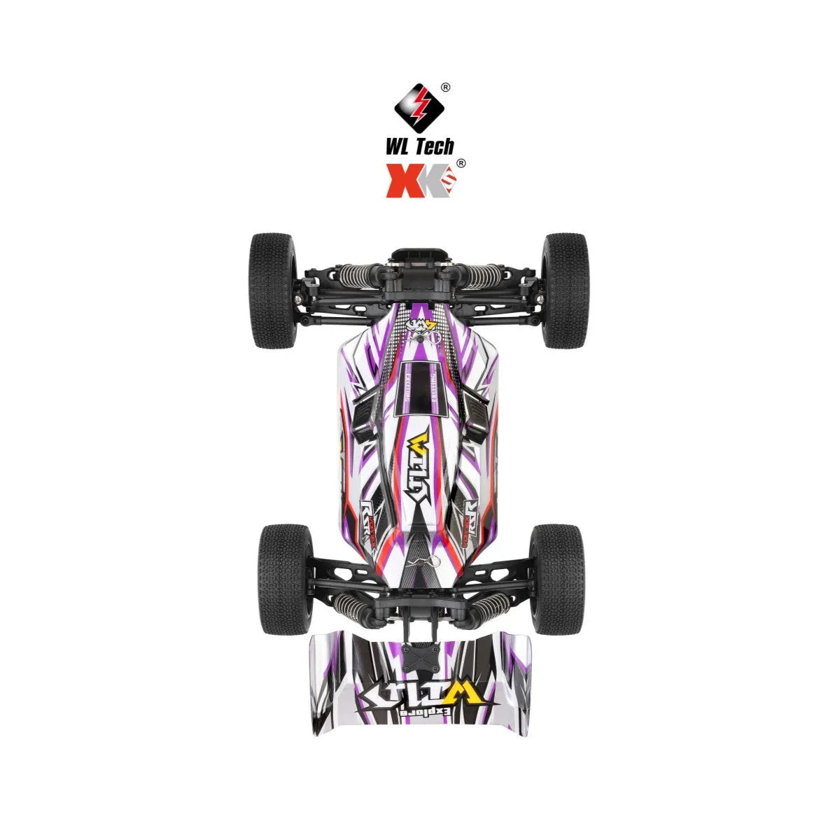 WLtoys 144016 1/14 Scale 2.4GHz 4WD Brushed RC Racing Car - High Speed Off-Road Remote Control Vehicle for Kids & Adults, Perfect for Backyard, Park & Outdoor Adventures