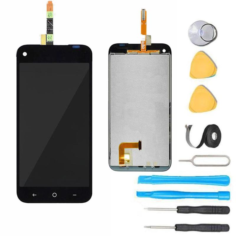 HTC First Screen Replacement LCD and Digitizer Premium Repair Kit PM33100 Black - Fix Cracked or Broken Display for DIY Phone Repair at Home