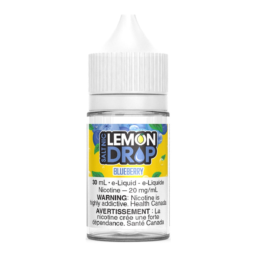 Premium Lemon Drop Salt E-Liquid - Refreshing Blueberry Flavor (30ml) for Vape Pens & Pod Systems - Ideal for All-Day Vaping & Smooth Nicotine Satisfaction